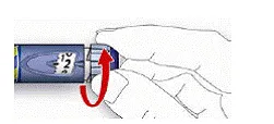 Select a dose of 2 units - Illustration
