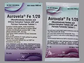 Aurovela Fe 1-20 (28) oral